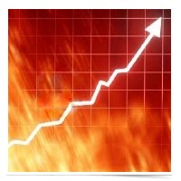 Image of hot market graphic.