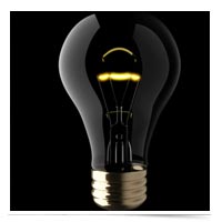 Image of idea light bulb.