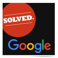 Google solved logo.