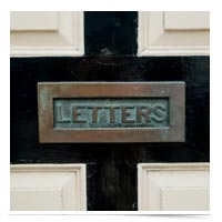 Letter slot.