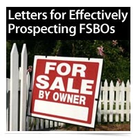 Letters for Effectively Prospecting FSBOs