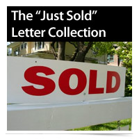Just Sold Letters for Real Estate from My Real Helper