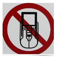 No Texting While Driving Icon