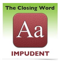 Image of Closing Word Icon