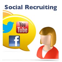 Image of social media recruiting icon.