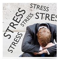 Image of a man under stress.