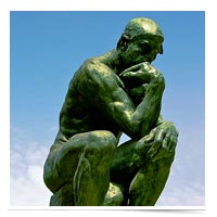 Image of Rodin's THE THINKER