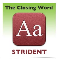 Image of Closing Word Logo