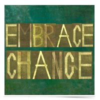 Embrace change poster